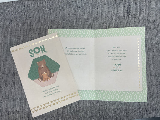 Son’s 1st - Father’s Day Card