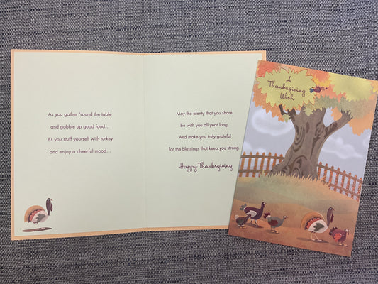 Happy Thanksgiving Card