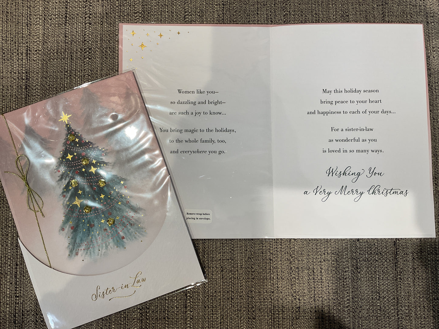 Sister-In-Law Christmas Card