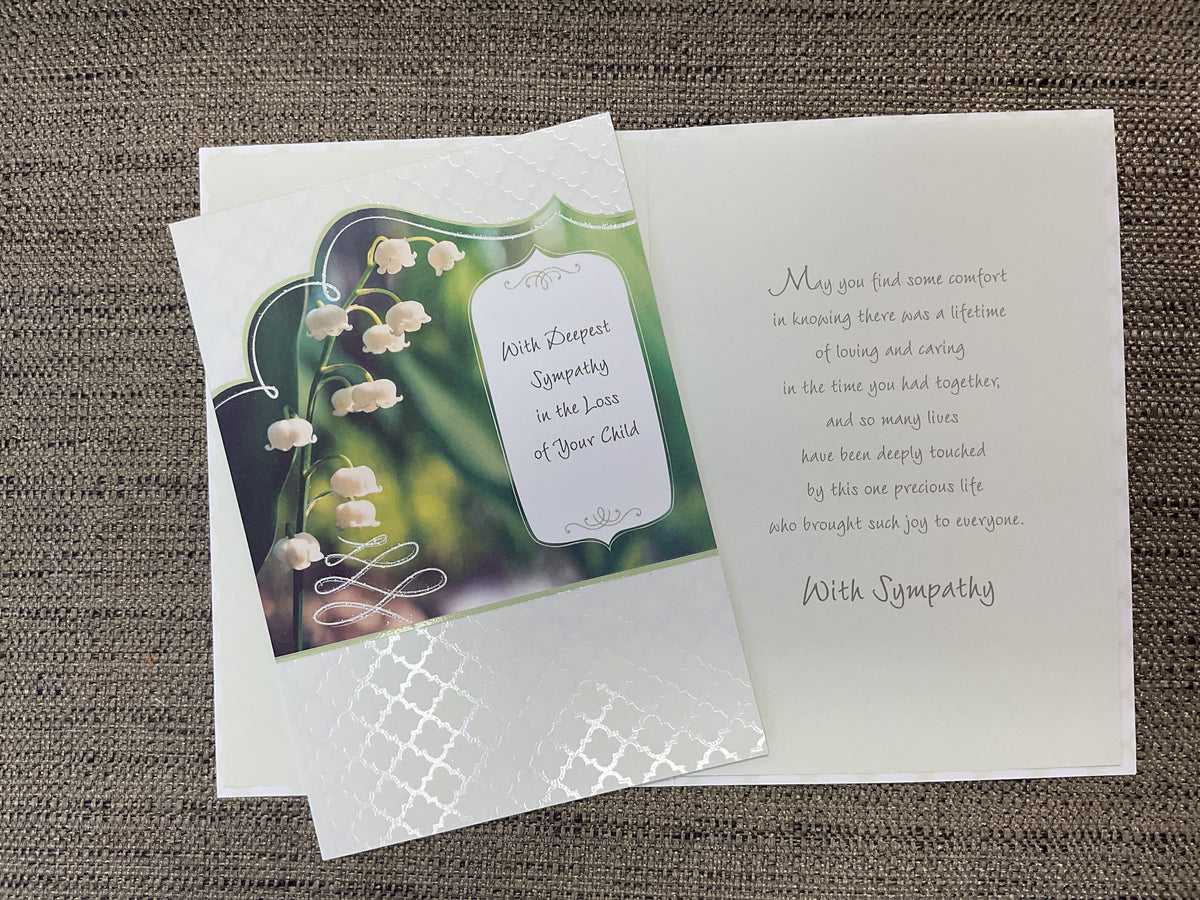 Loss of Child Sympathy Card