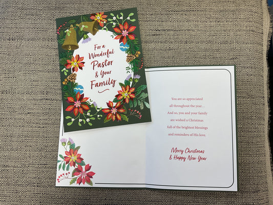 Pastor & Family Christmas Card