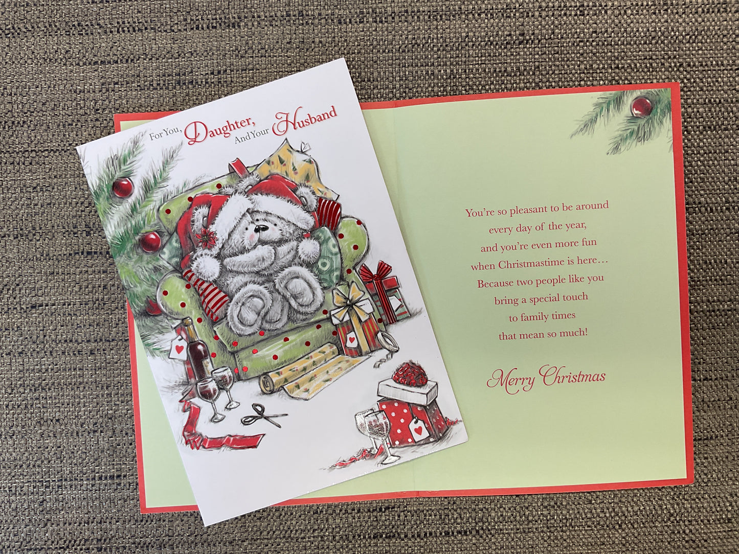 Daughter & Husband Christmas Card