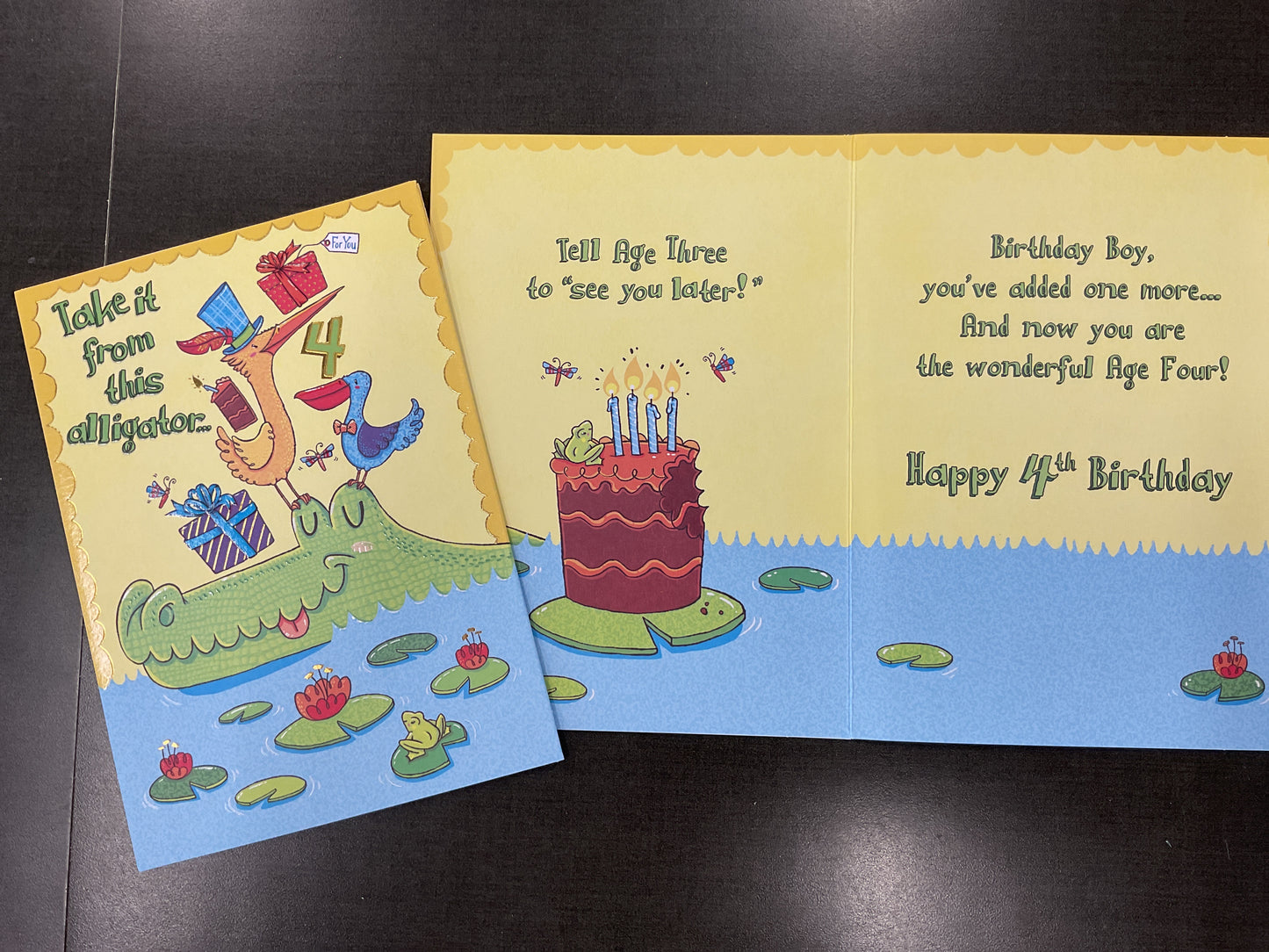 Age 4 Birthday Card