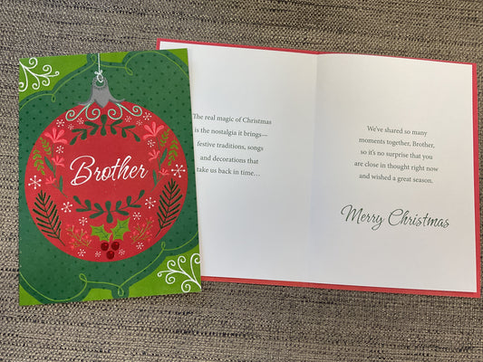 Brother Christmas Card
