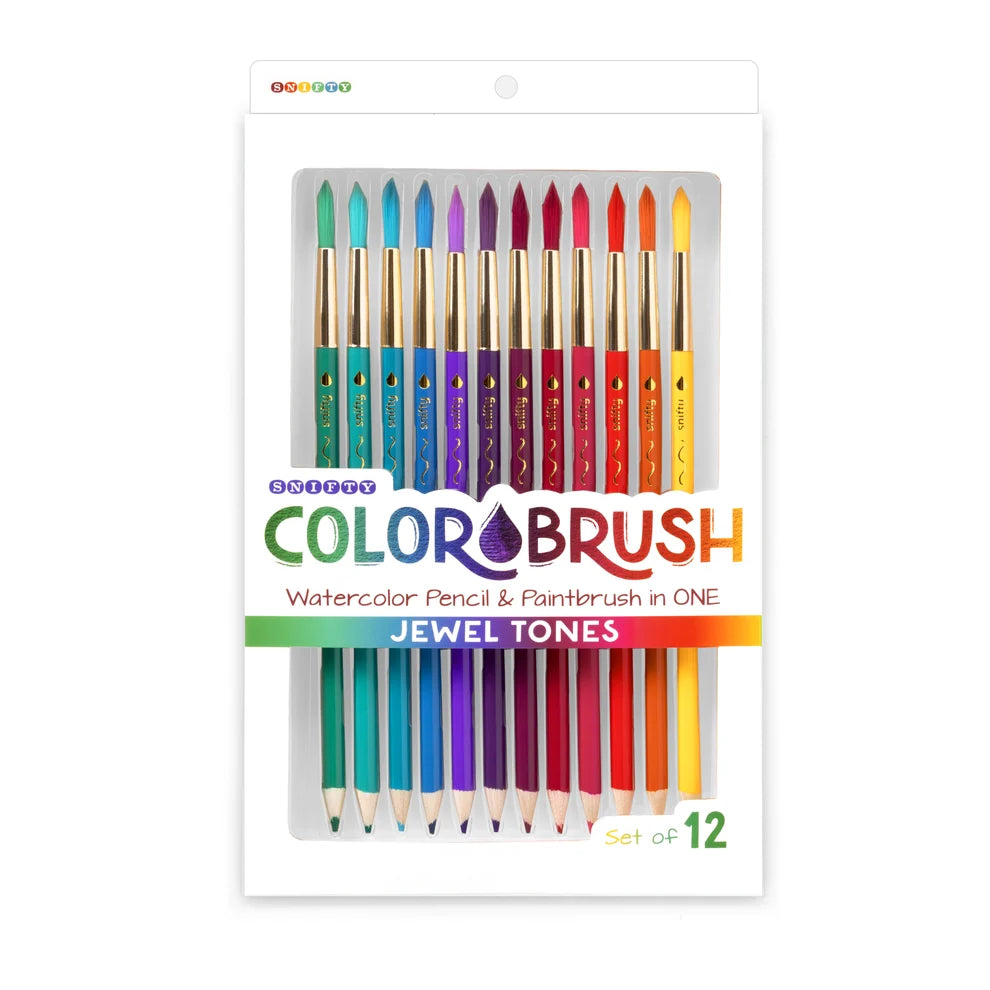 COLORBRUSH JEWEL TONES watercolor pencil + paintbrush