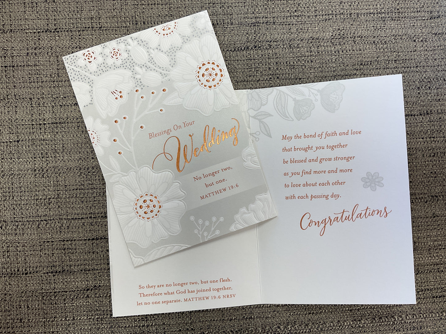 Wedding Religious Card