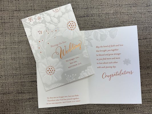 Wedding Religious Card