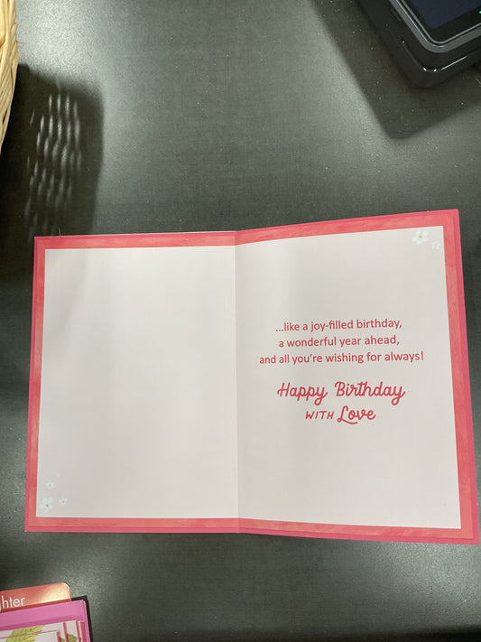 Granddaughter Birthday card