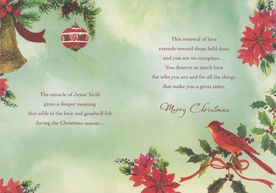 Sister Christmas Card