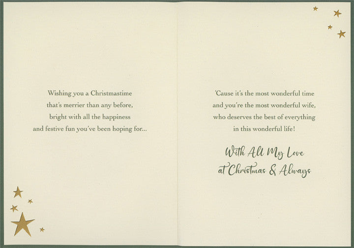Wife Christmas Card
