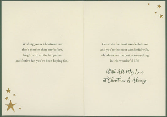 Wife Christmas Card
