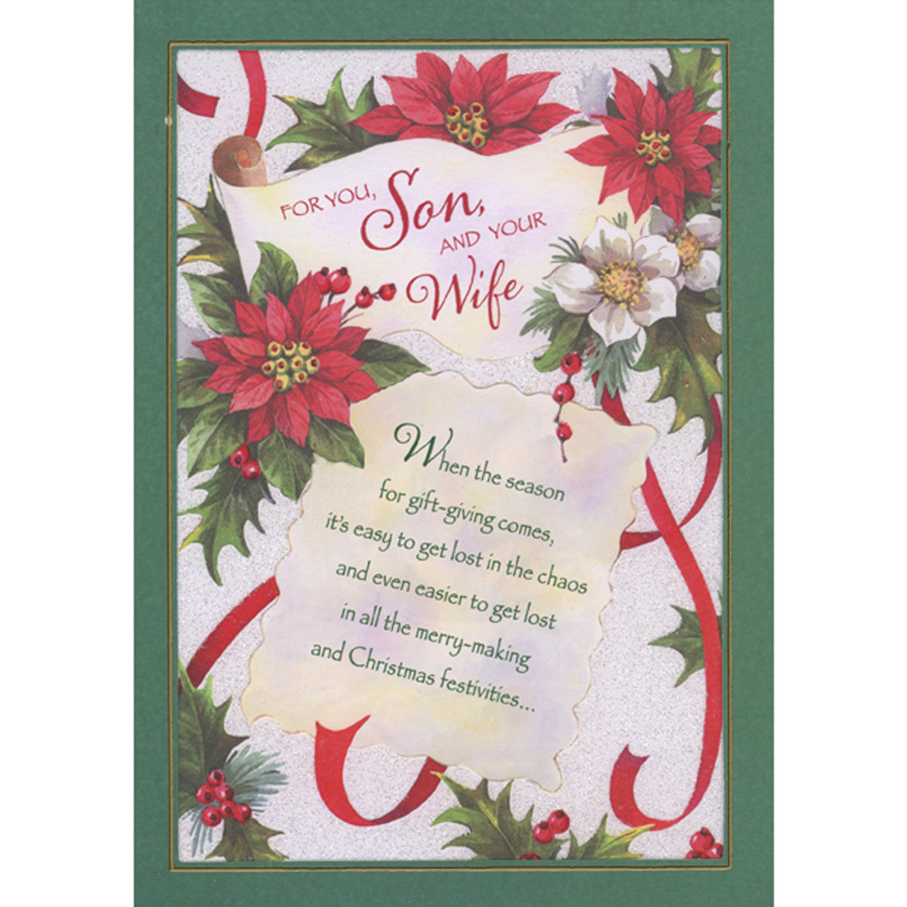 Son & Wife Christmas Card