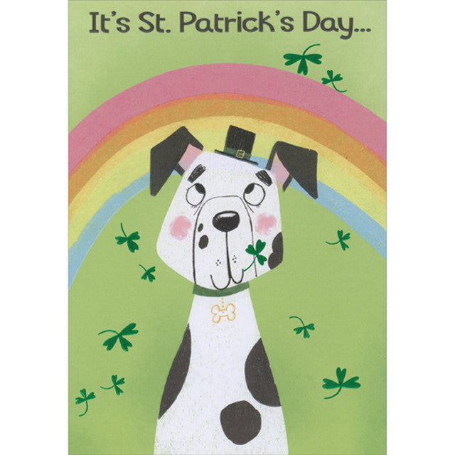 Funny St. Patrick's Day Card with Interactive Sliding Panel