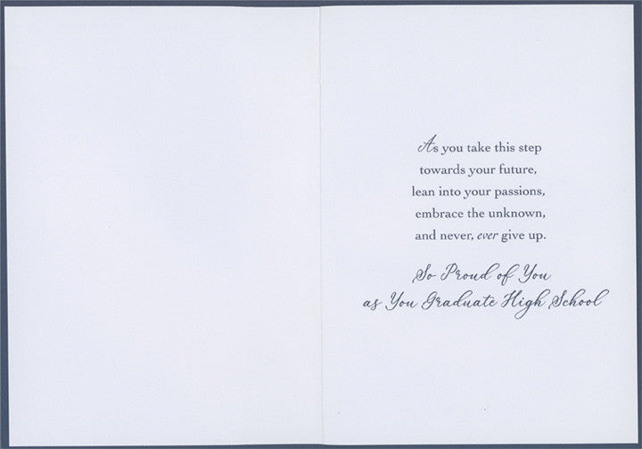 Son High School Graduation Card