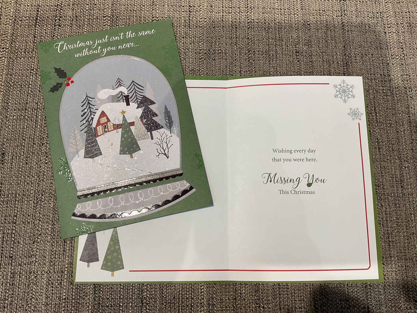 Christmas Card “Wish We Were Together”