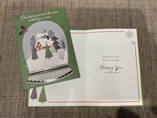Christmas Card “Wish We Were Together”