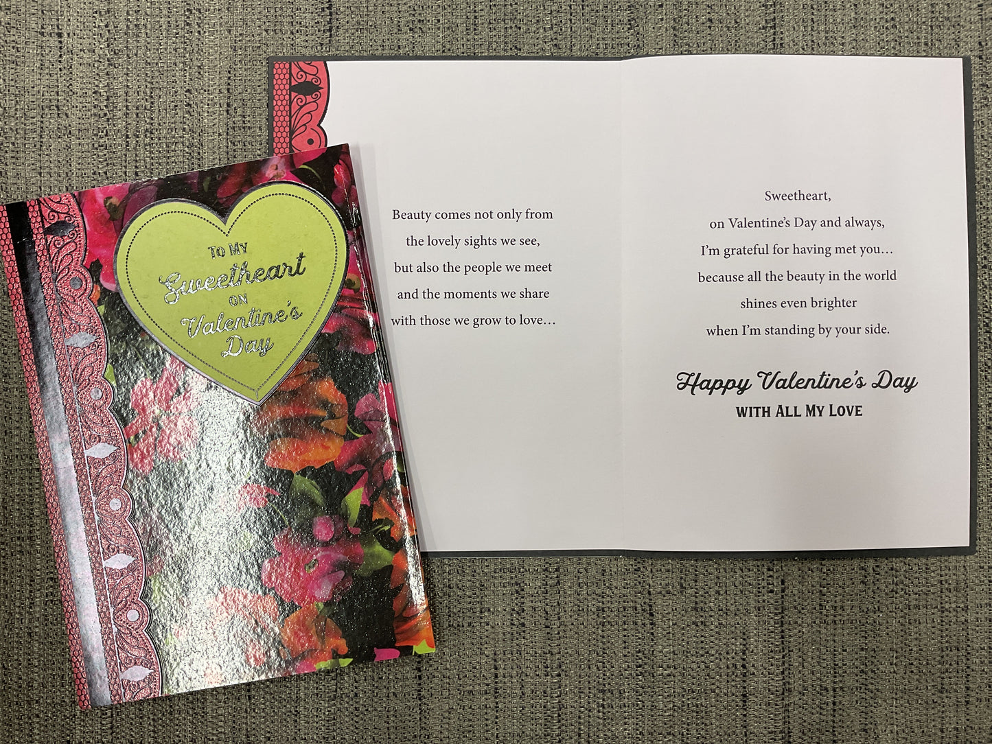 Sweetheart Valentine’s Day Card