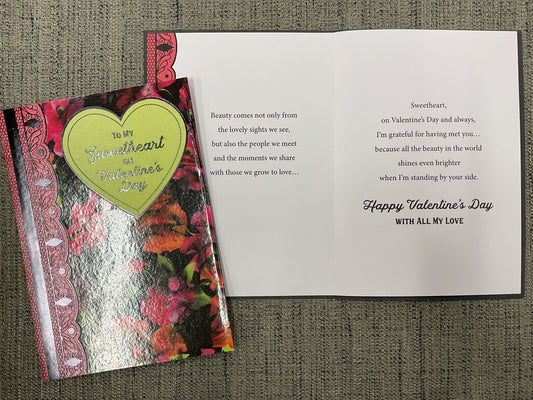 Sweetheart Valentine’s Day Card