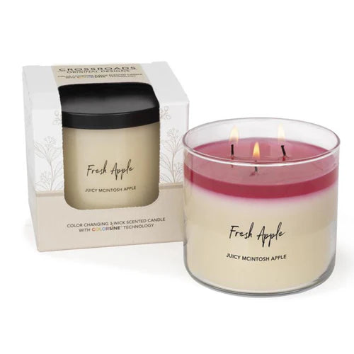 Color Changing 3 Wick Jar Candle