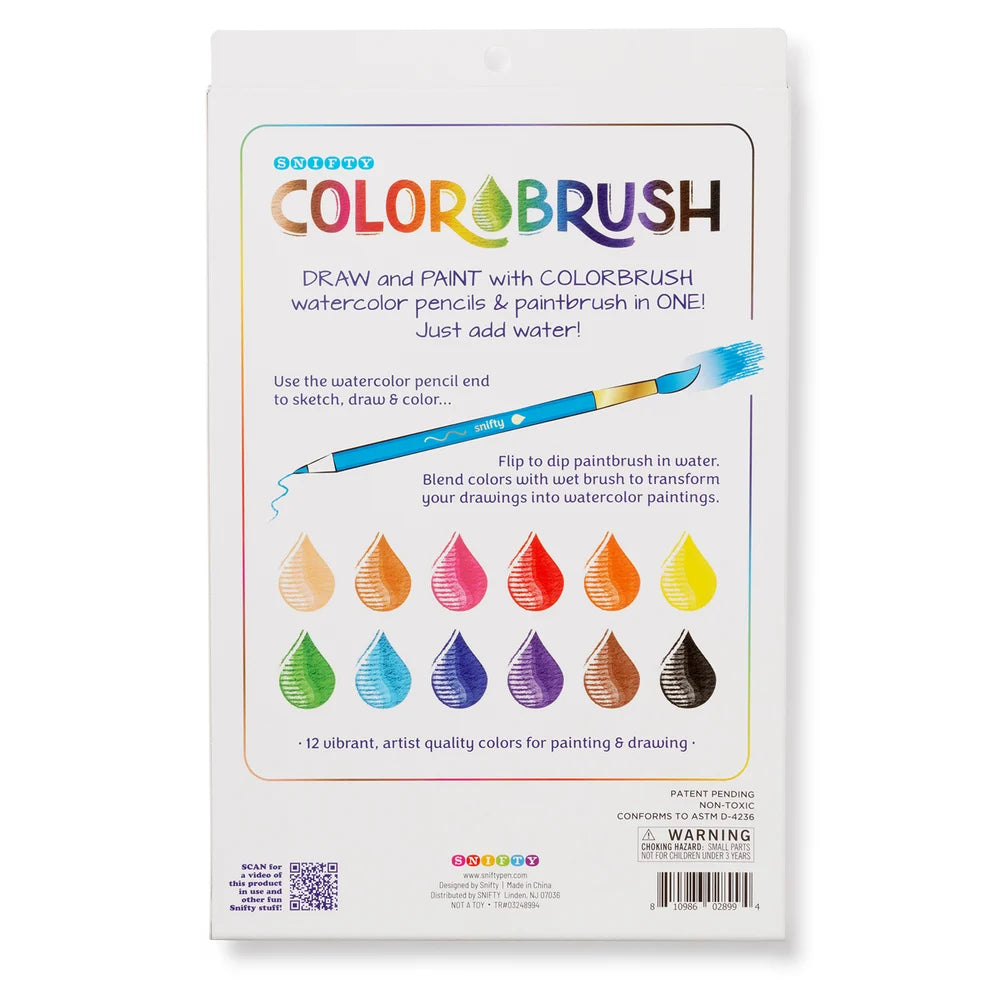 COLORBRUSH watercolor pencil + paintbrush