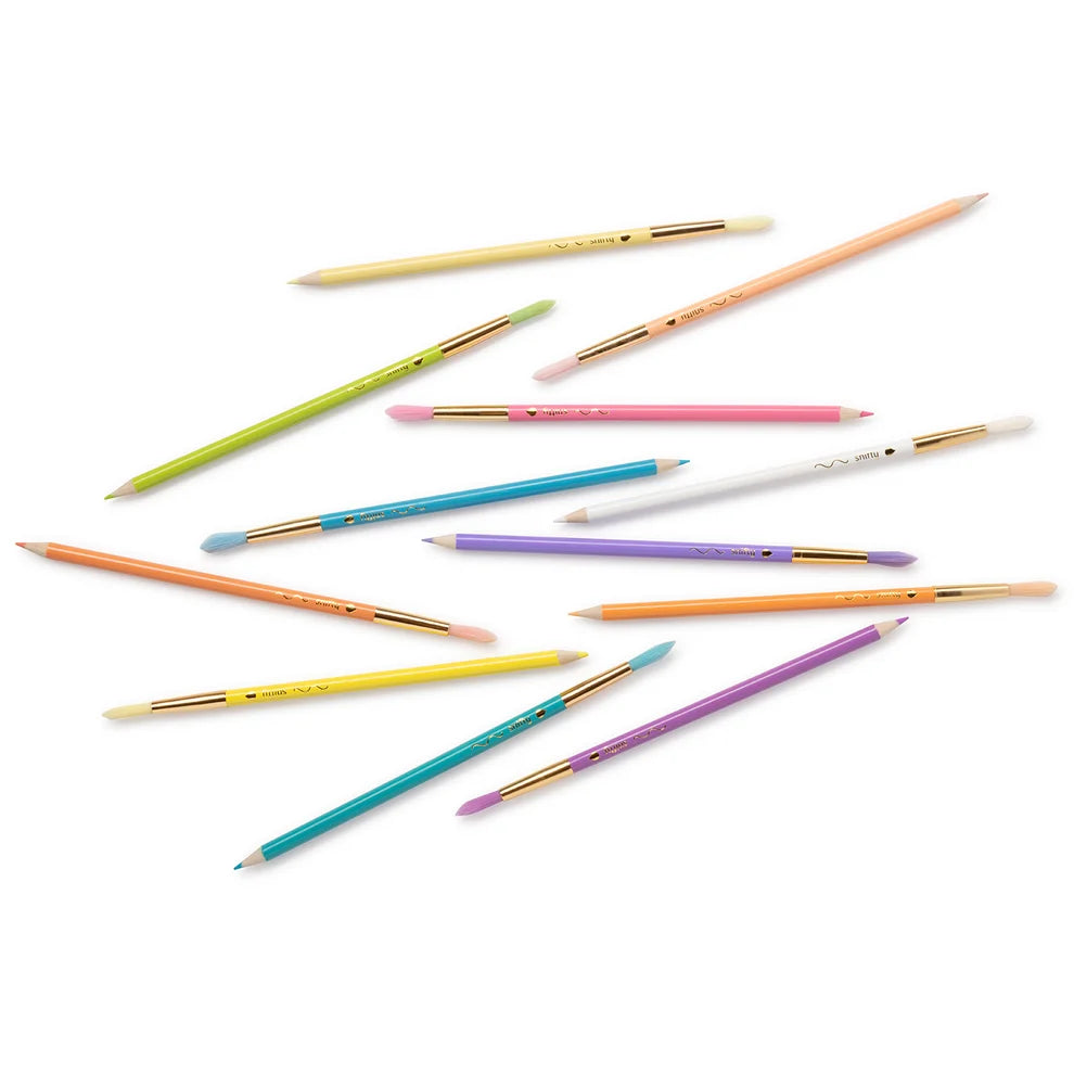 COLORBRUSH PASTEL watercolor pencil + paintbrush
