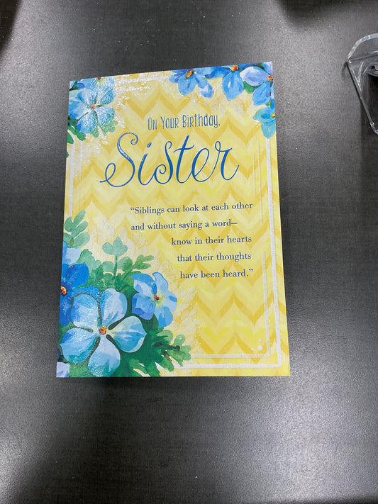 Sister Birthday Card