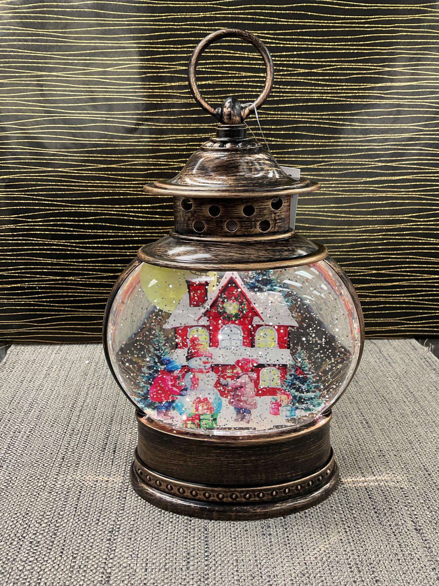 Lighted Holiday and Fall Double Sided Water Globe
