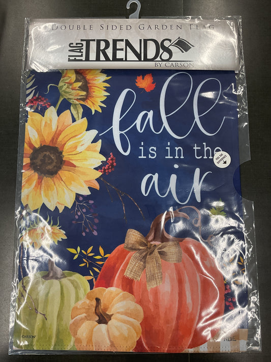 Navy Fall Garden Flag