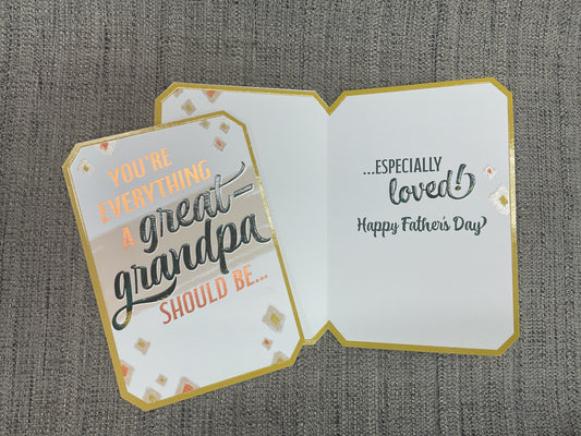 Great-Grandpa - Father’s Day Card