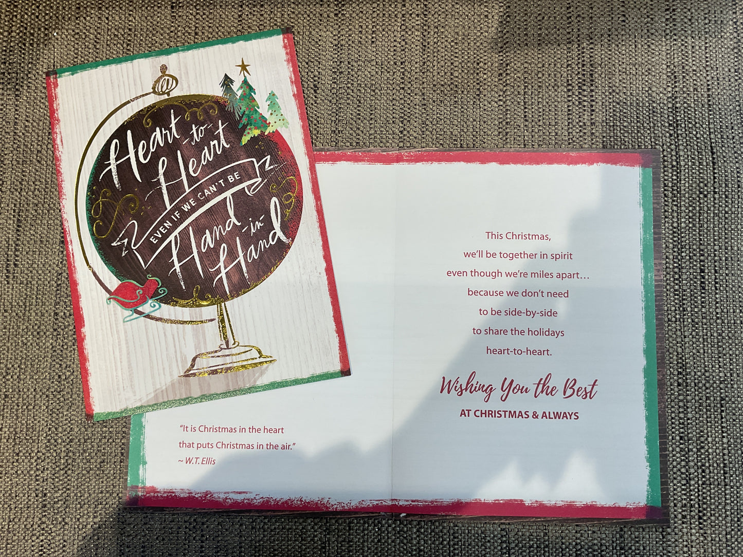 Across the Miles Christmas Card