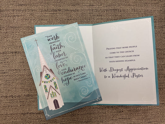 Pastor - Clergy Appreciation Card
