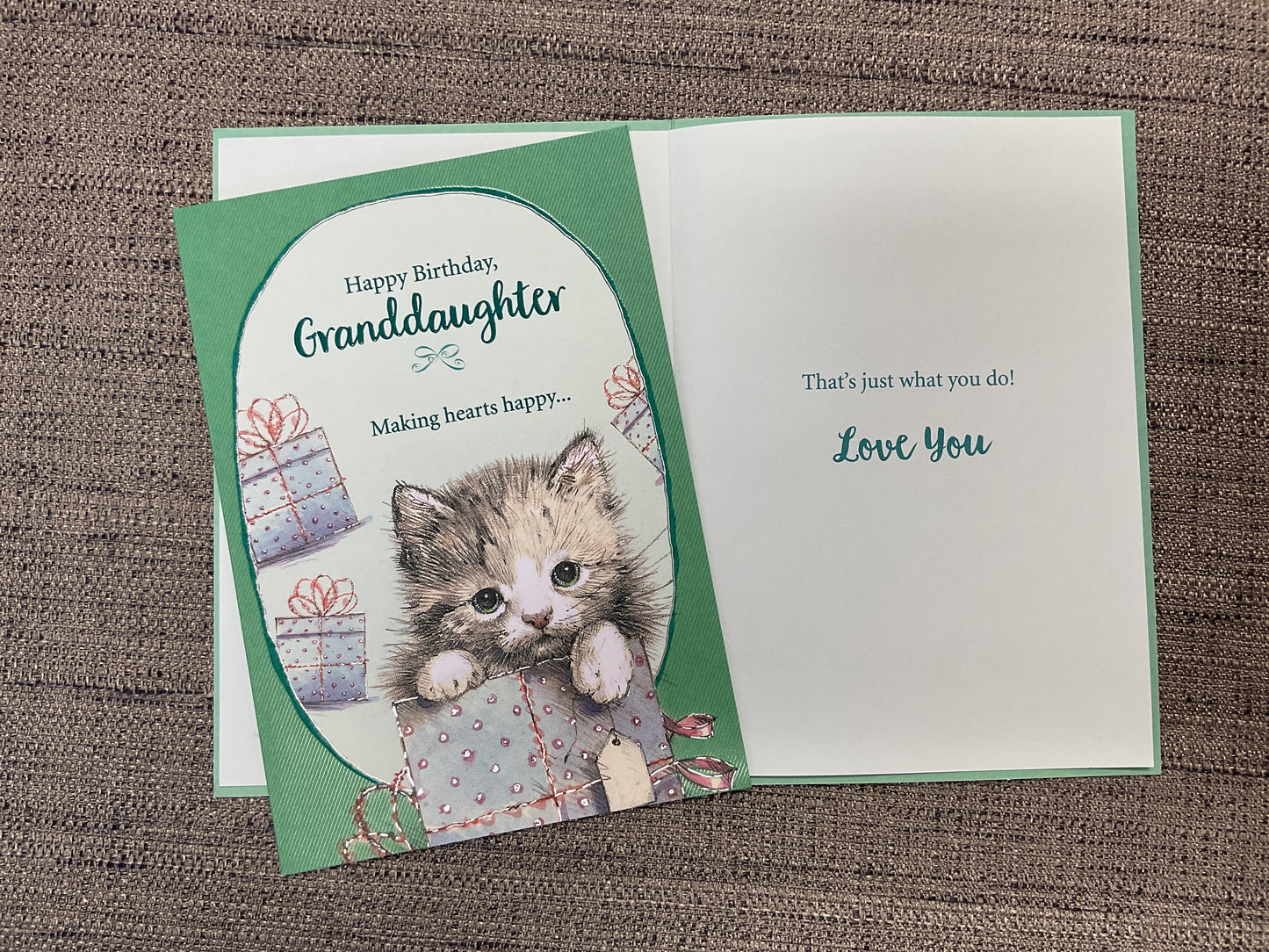 Granddaughter Birthday Card