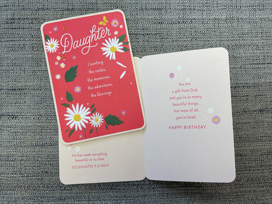 Religious Daughter Birthday Card