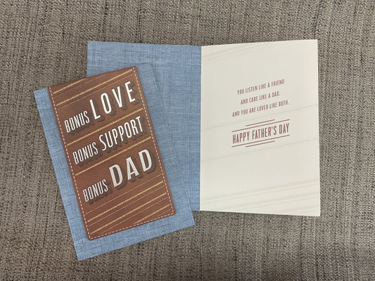 Bonus Dad - Father’s Day Card