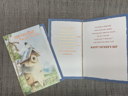 Dad from Daughter - Father’s Day Card