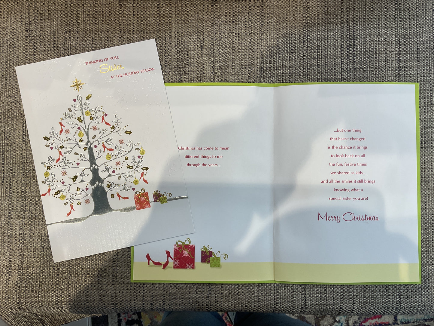 Sister Christmas Card