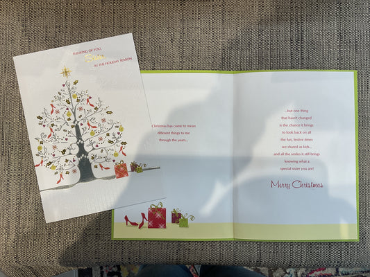 Sister Christmas Card