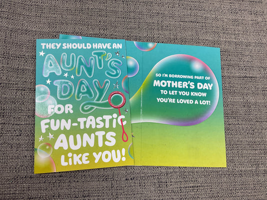 Aunt *From Kid*- Mother’s Day