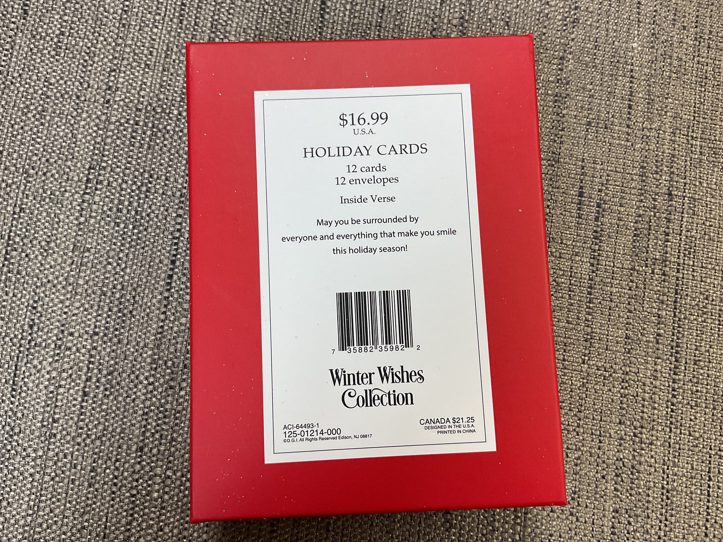 Dashing Through the Snow Boxed Christmas Cards