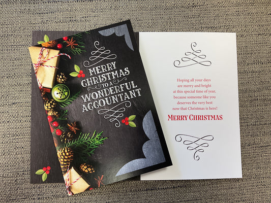Accountant Christmas Card