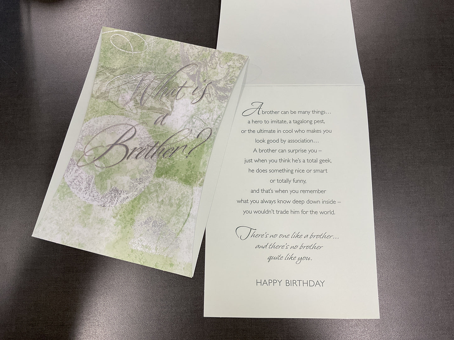 Brother Birthday Card
