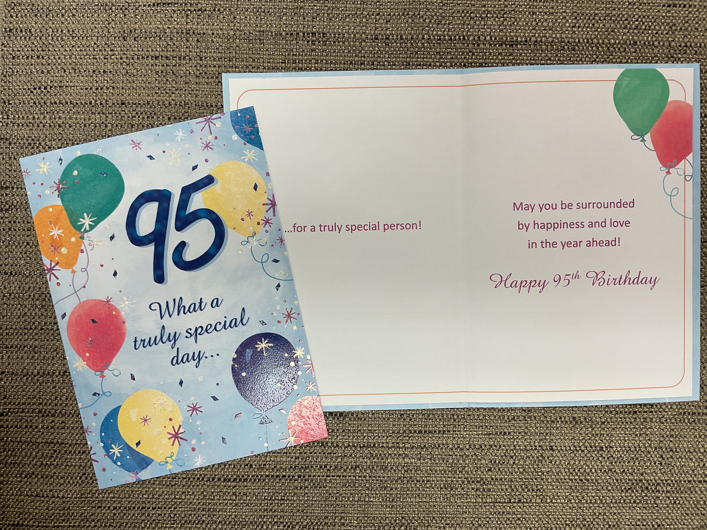 95th Birthday Card