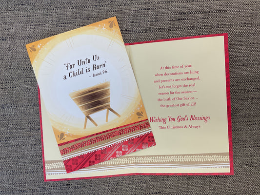 Religious Christmas Card
