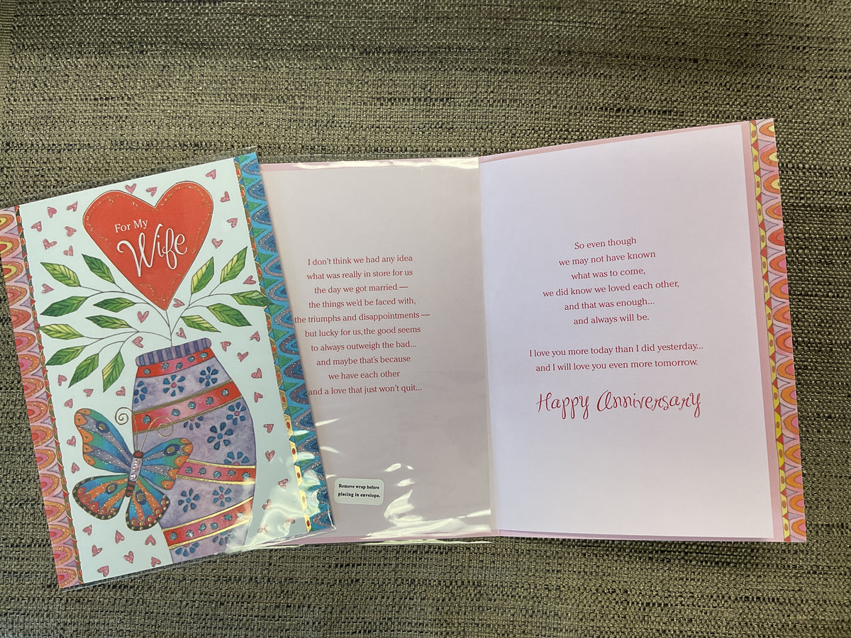 Wife Anniversary Card