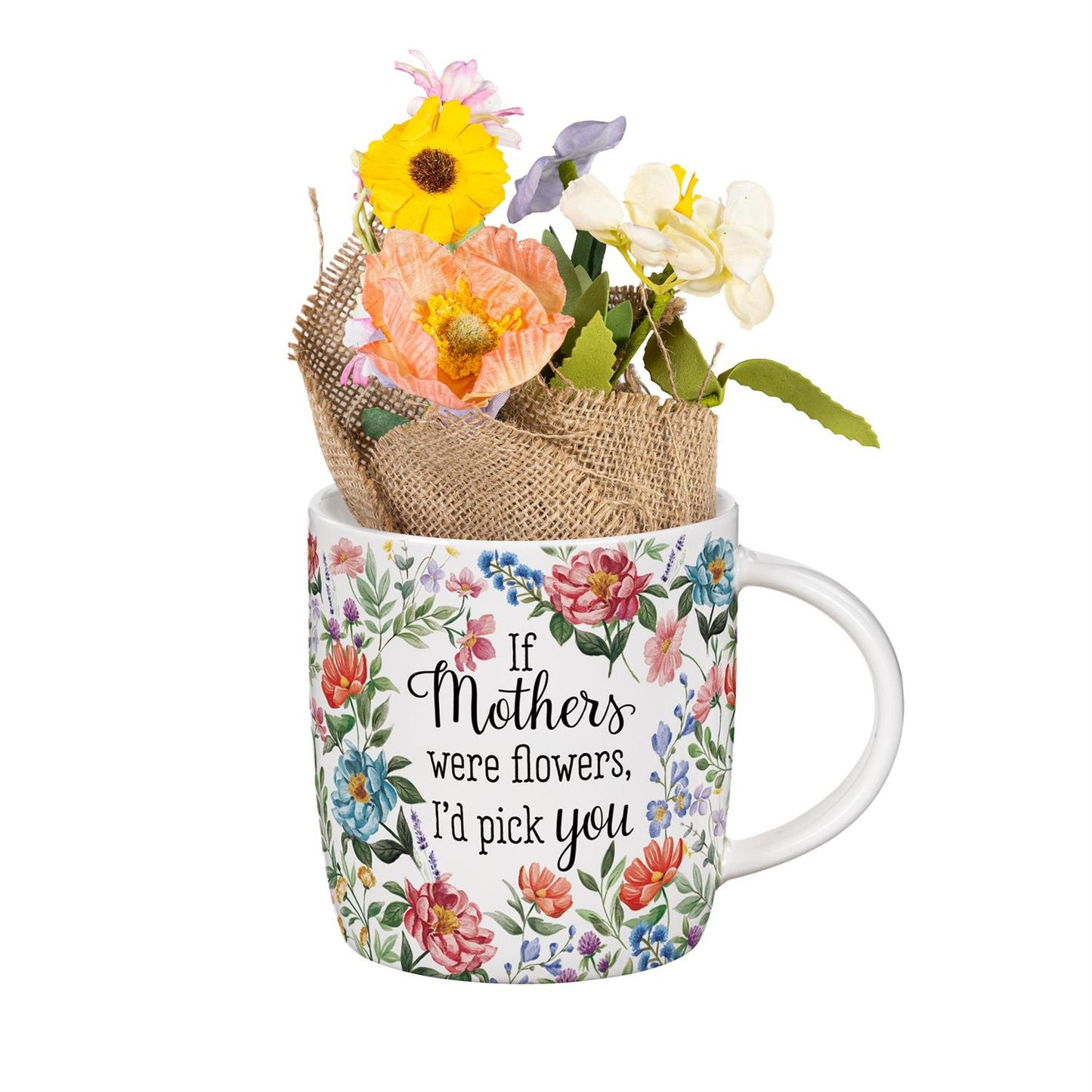 Mother Drinkware Gift Set Ceramic Cup and Table Decor
