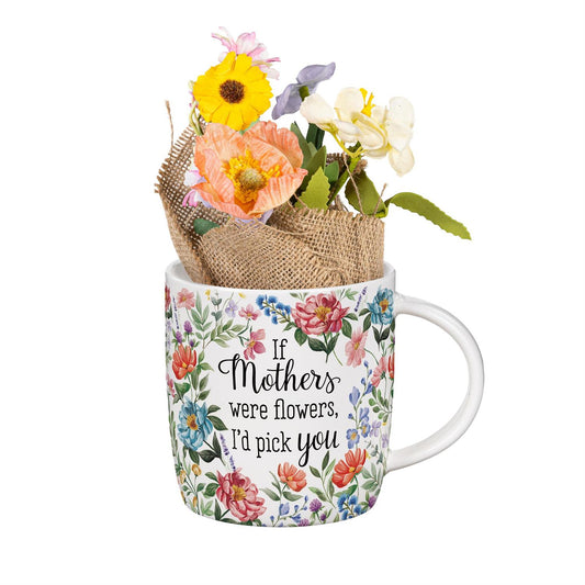 Mother Drinkware Gift Set Ceramic Cup and Table Decor