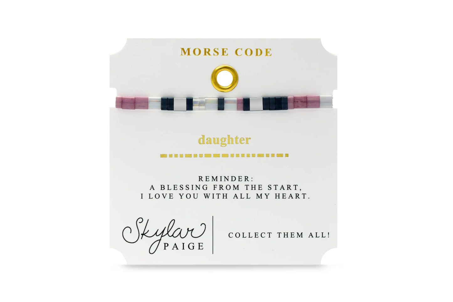 Morse Code Beaded Bracelets
