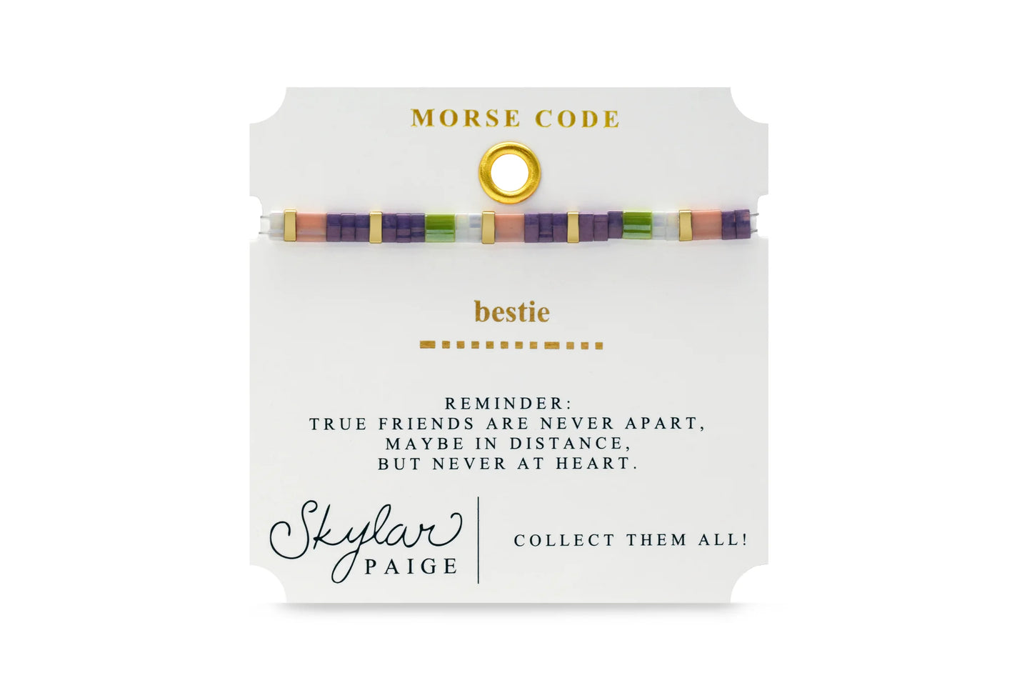 Morse Code Beaded Bracelets