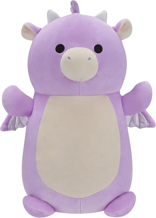 Squishmallows HugMees Dina Purple Dragon