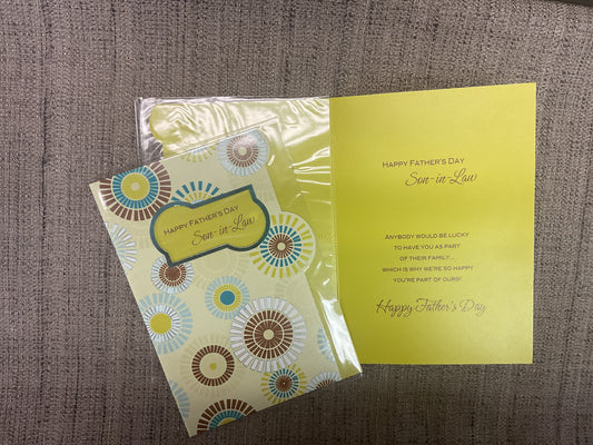 Son-in-Law - Father’s Day Card